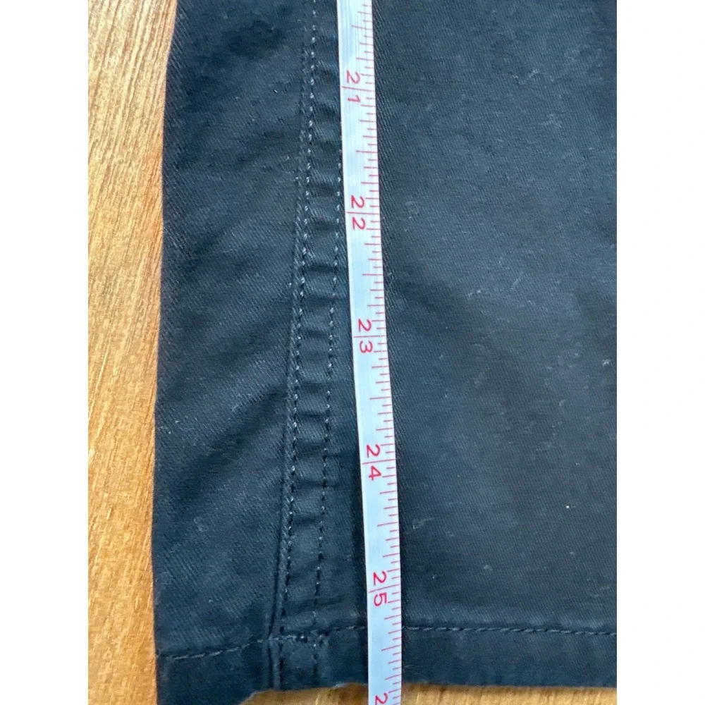 Michael Kors Parker Slim Fit Black Pants Mens 36/30 Cotton Blend Five Pocket